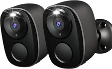2PCS 1080P Security WiFi Cameras | for Home Security | Wireless Outdoor Alexa