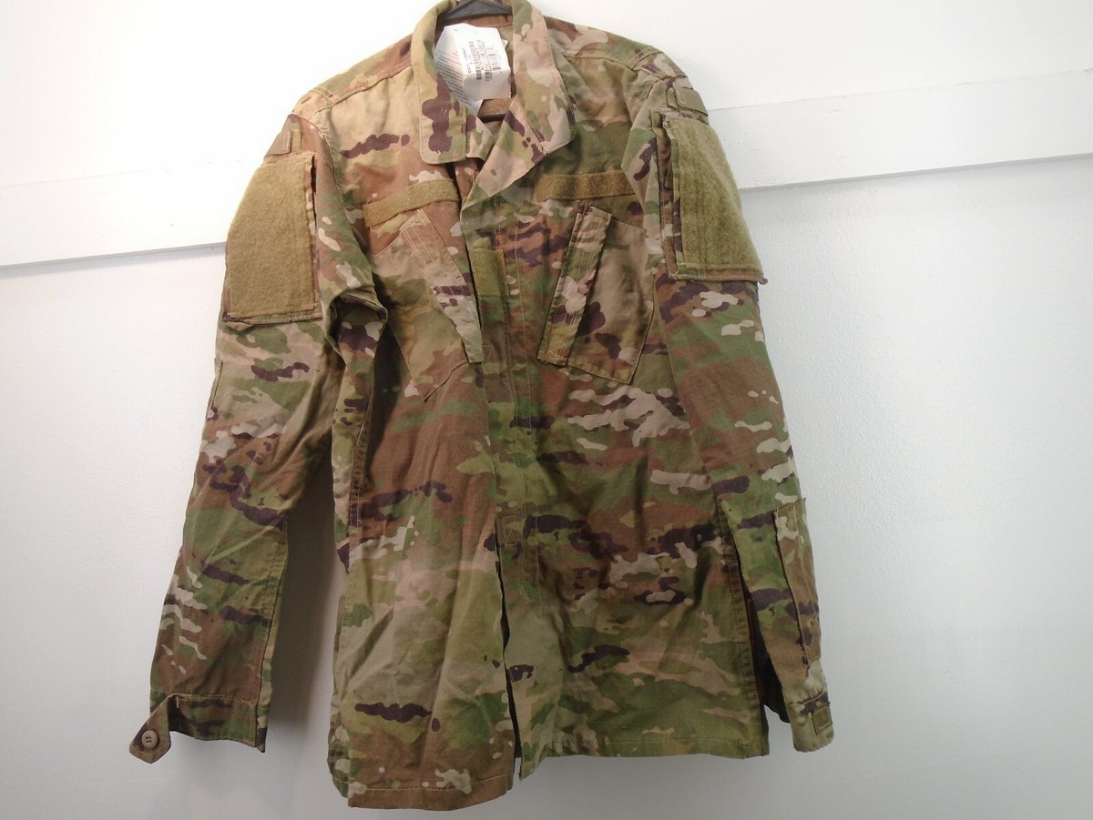 US Army Combat Uniform OCP Coat MultiCam Flame Resistant Small X 