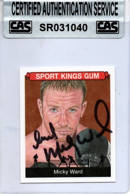 SAGE 2018 SPORTKINGS IRISH MICKY WARD #41 CAS CERTIFIED AUTOGRAPH TRADING CARD