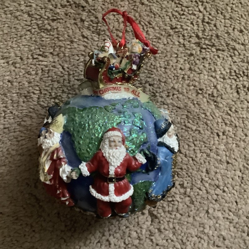 Vintage 2001 Christopher Radko Santas Around the World Christmas Ornament
