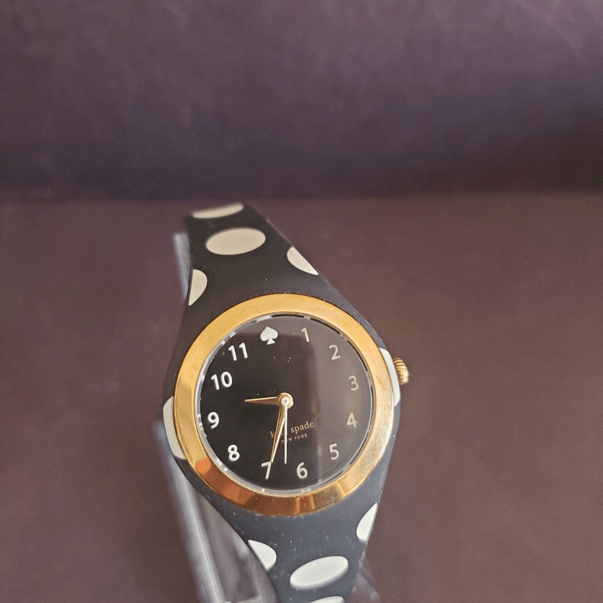 Kate Spade Rumsey Watch with Silicone Black & White Polka  display picture 2