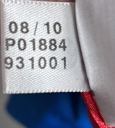 Adidas Jacket 36 Blue Red Original SuperStar Track y2k Trefoil Three Stripe 2010 - Picture 12 of 17