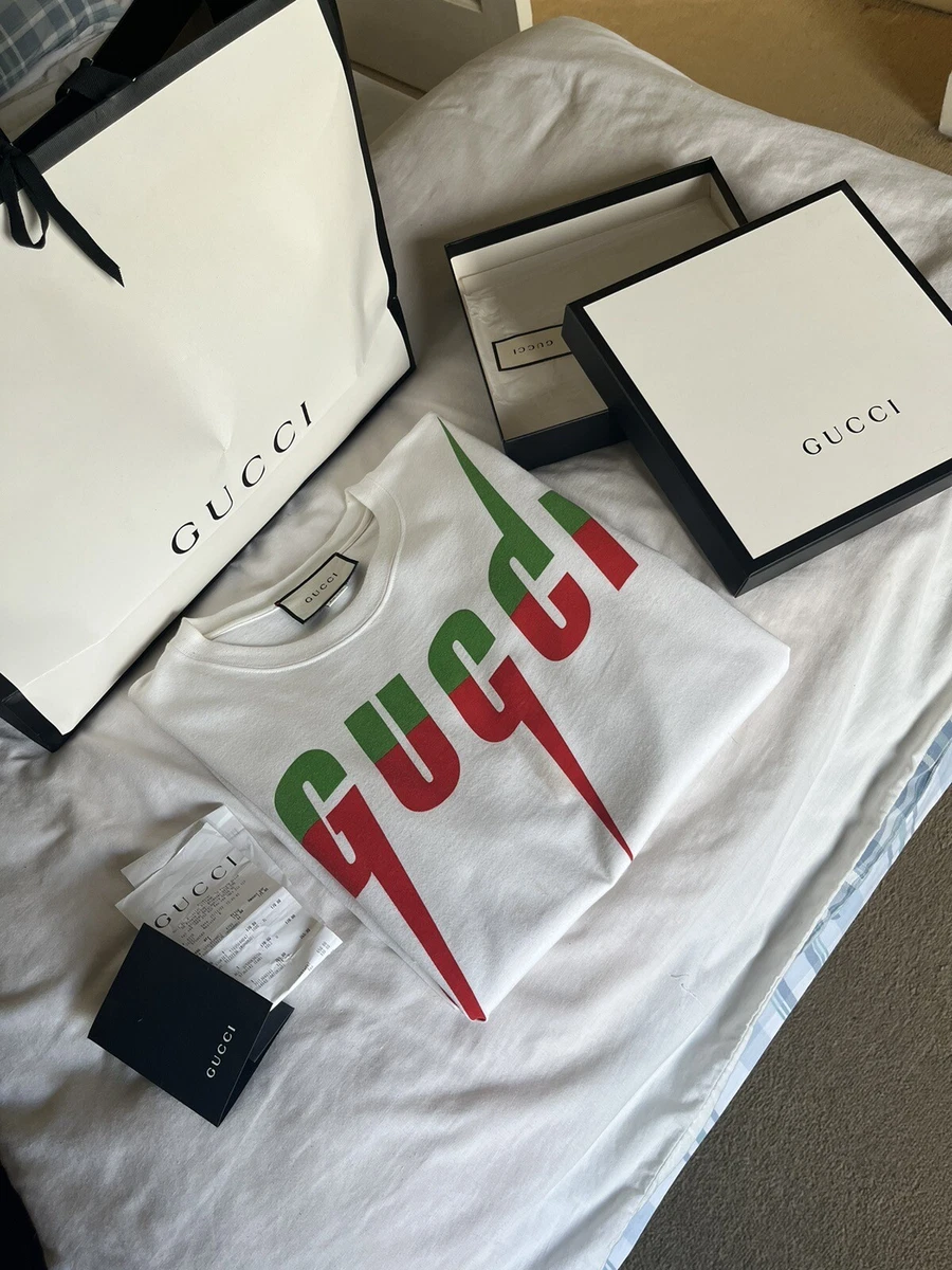 Gucci Blade T Shirt White Size Extra Small Authentic Genuine RRP 400.00