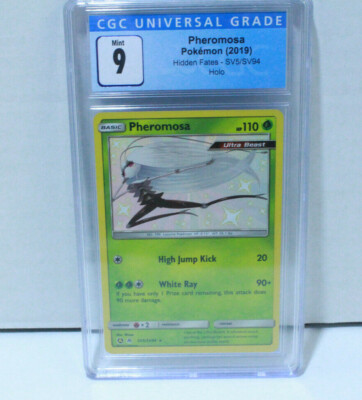 Pheromosa - SV5/SV94 - CGC 9 Mint - Hidden Fates Shiny Graded Card | eBay