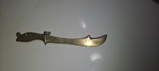VINTAGE BRASS KOREA KNIFE LETTER OPENER