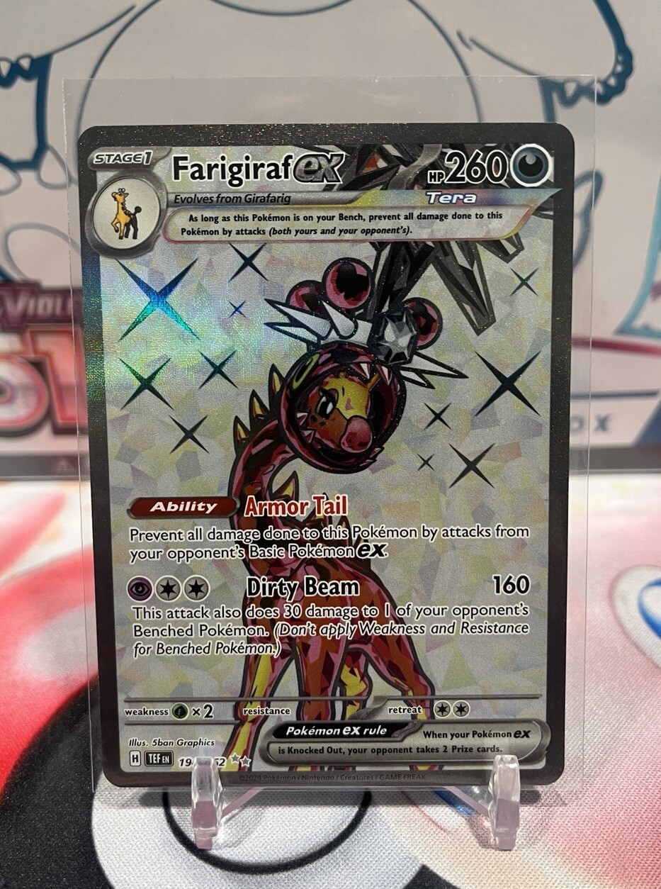 Farigiraf ex 194/162 Ultra Rare - Temporal Forces Pokemon card [NM]