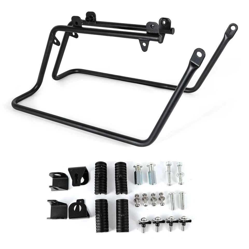 For Harley Davidson Dyna Conversion Brackets to Mount FLH Touring Hard Saddlebag Foto 3 de 4