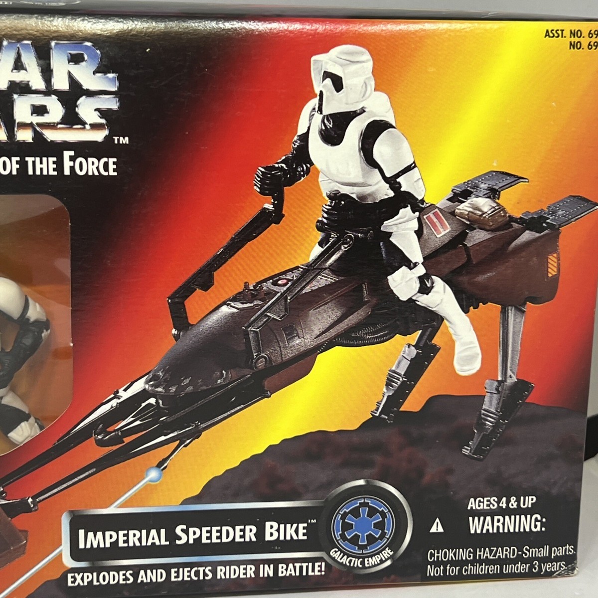 SF・ファンタジー・ホラー Star Wars Imperial AT-ST & Speeder Bike Amazon.com: Star Wars Power of the Jedi IMPERIAL AT-ST SCOUT