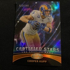 2023 Panini Certified Cooper Kupp Certified Stars Orange /149 Los Angeles Rams