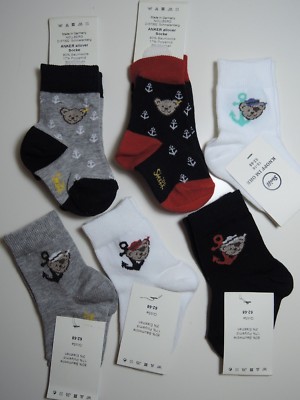 Steiff Baby Socken Modell Anker und Anker allover Gr. 15-16