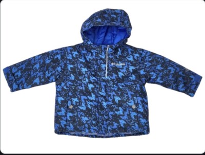 Columbia Boy's Buga Omni-Heat Hooded Snow Jacket - Blue - Toddler 6-12 Months