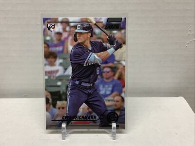 2022 Stadium Club #92 Greg Deichmann Black Foil Parallel SP - Chicago Cubs