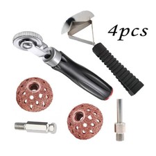 4pcs Tire Patch Repair Kit Tire Buffer Wheel Patch Roller Car Truck Motorcycle