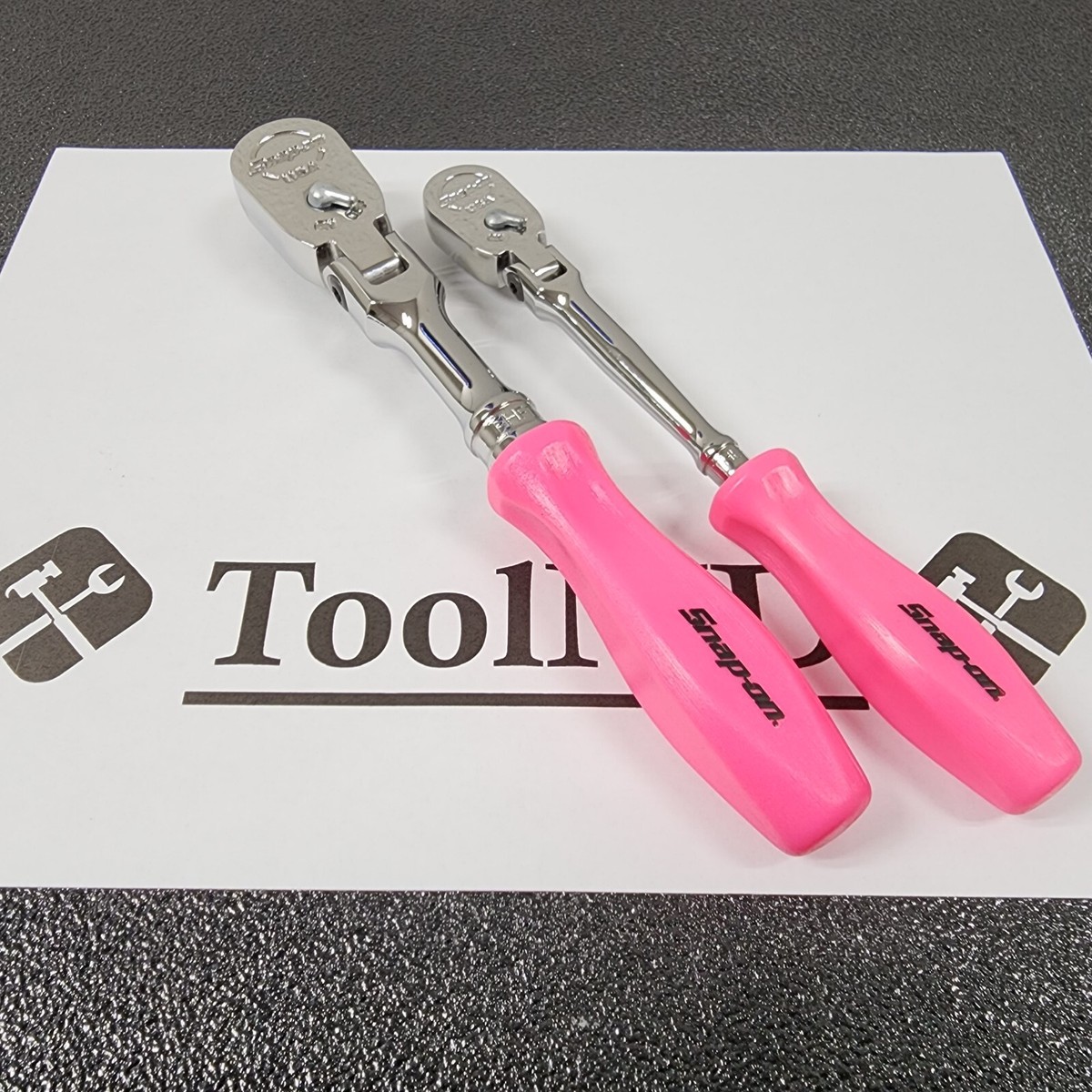 Snap-on Tools USA NEW 2pc PINK 1/4 Snap-on Tools USA NEW 2pc PINK 1/4