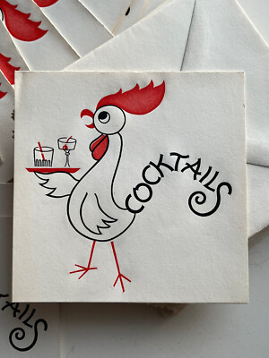 Vtg 18- NEW Cocktail Invites Freund Mayer England Cocktail  Holiday 50's