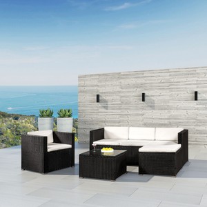 Gartenmöbel Polyrattan Lounge Sitzgruppe Rattan Gartenset ...