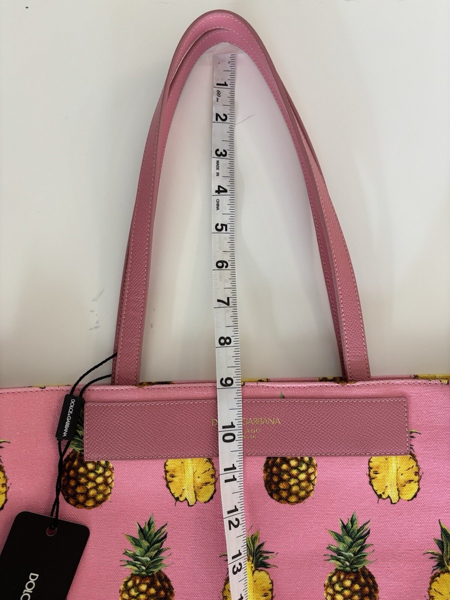 100% Authentic Dolce And Gabbana Pineapple Tote (no Dust Bag Or