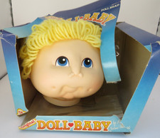 1984 The Original Doll Baby Head Blond-Martha Nelson Thomas Hong Kong Damage Box