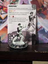 Marvel Heroclix Mimepool 046 w/ Card Deadpool Weapon X Set