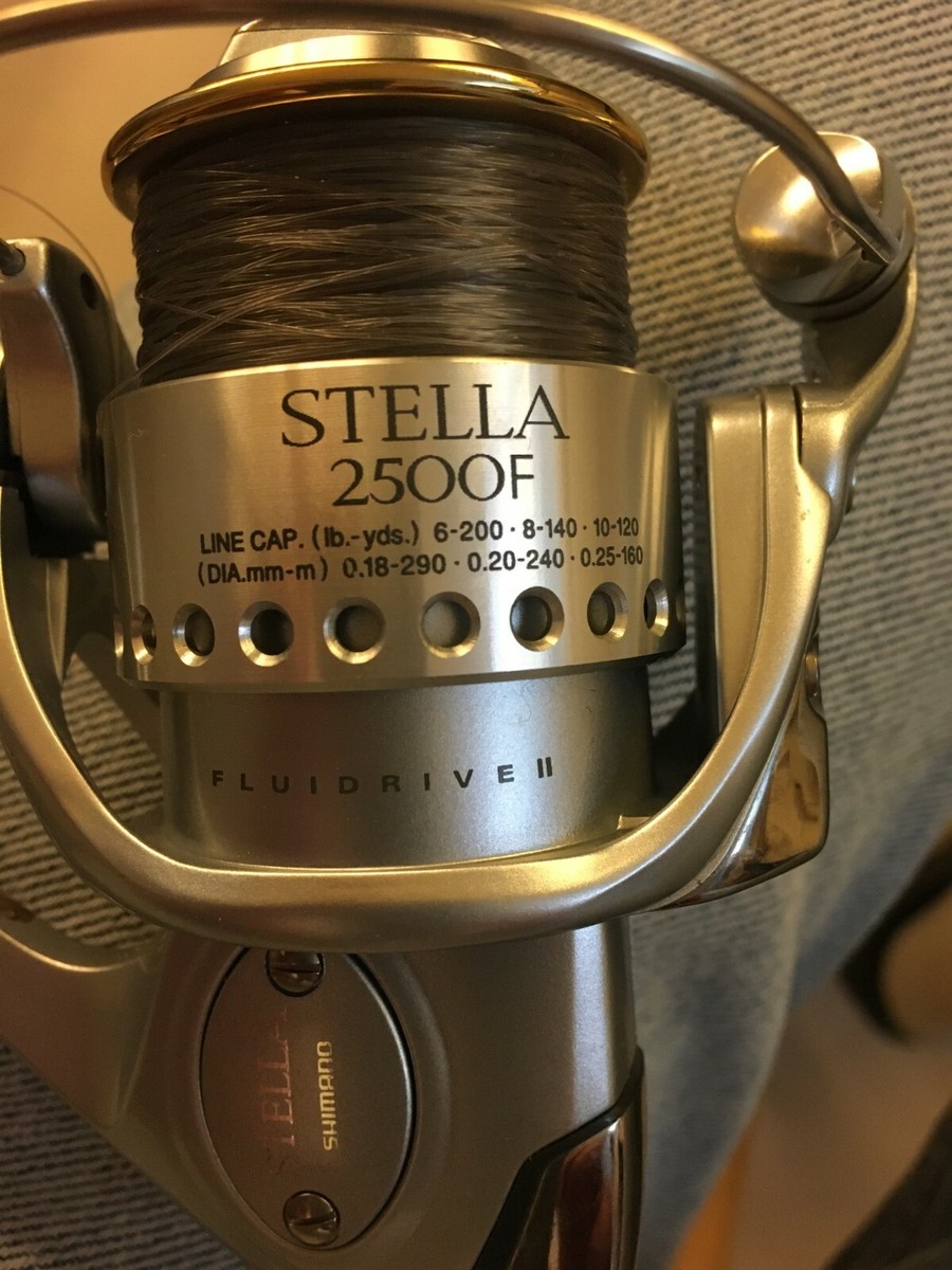 Shimano Stella 2500 F Spinning Reel, Fluid Driver II, Super Shimano Stella 2500 F Spinning Reel, Fluid Driver II, Super