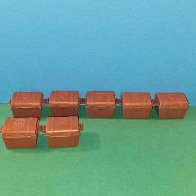 Lot De 3 Caisses Et Tonneaux Playmobil Catégorie 48 - Occasion Très Bon état