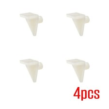 4x Plastic 5mm Shelf Support Pegs Cabinet Clips for Kitchen Furniture
