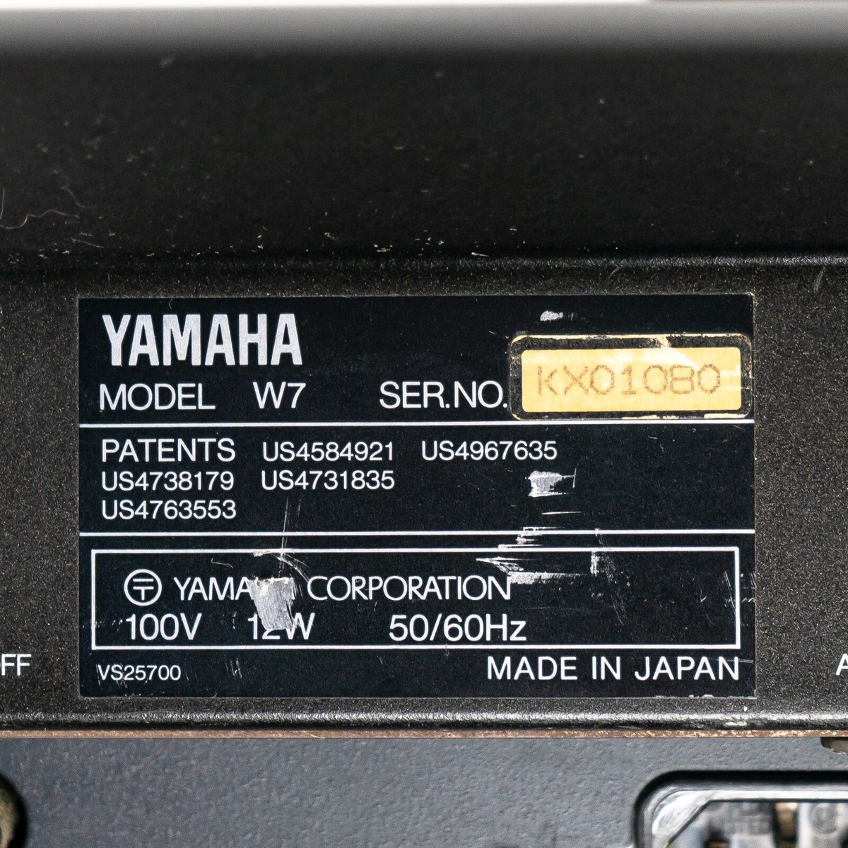 Yamaha W7 - Digital Keyboard Synthesizer - MIJ - W 7 - Synth