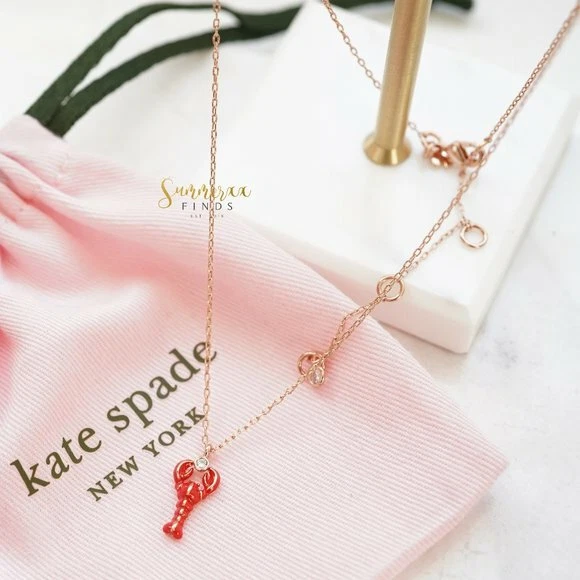 Kate Spade Lobster Necklace Love Lobster Mini Pendant Necklace 59