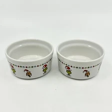 The Grinch Zrike Brands By R Squared Cereal Soup 4” Bowls set of 2
