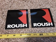 Lot Of 2 Roush Racing Decals Stickers Cobra Nhra Pdra Coyote Outlaws Mustang