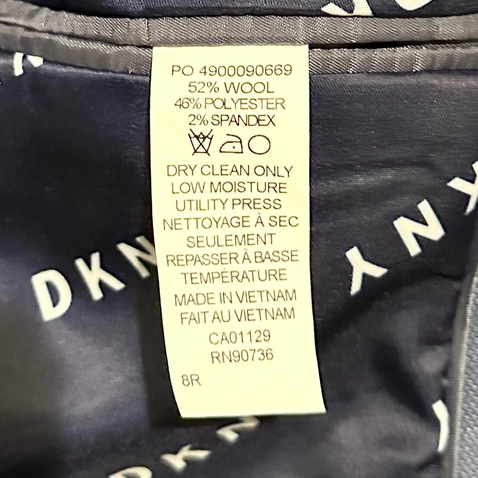 Blazer DKNY Niño Azul Talla 8R Doble Botón Foto 3 de 4