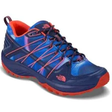 NEW W/ BOX North Face Litewave Explore Women Patriot Blue/Tropical Coral SZ 10