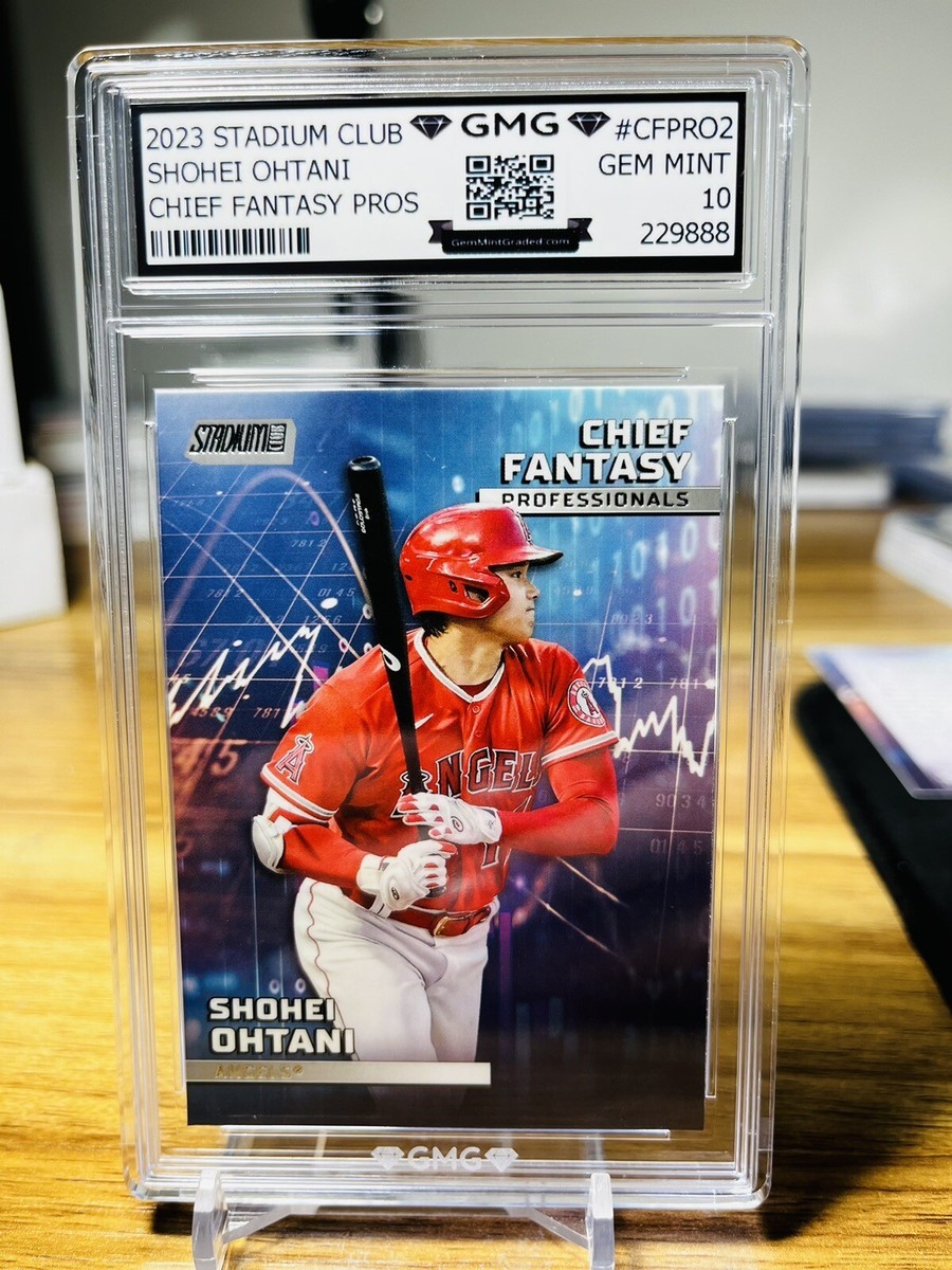 2023 Stadium Club Shohei Ohtani Chief Fantasy Pros GMG Graded 10
