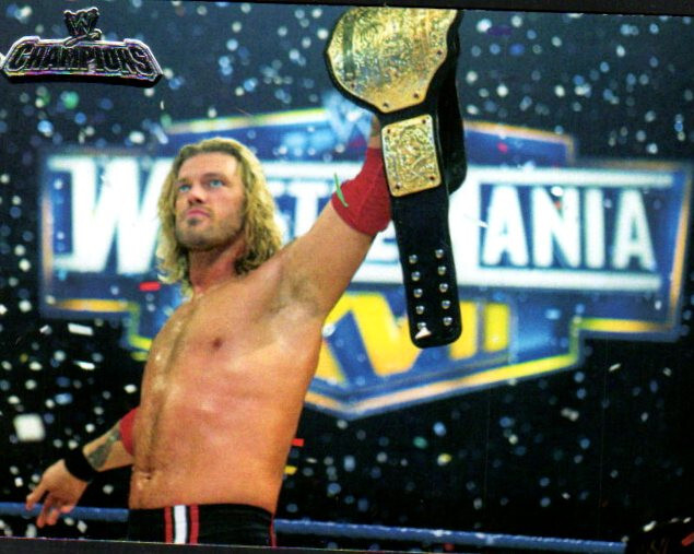2011 Topps WWE Champions Wrestling Card #16 Edge