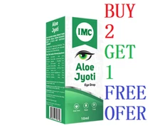 Eye Drops  USA ALOE JYOTI Cataract glaucoma macular degeneration BEST BUY 2 GET1