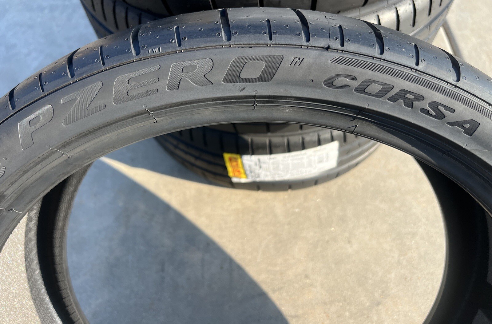 Set of TWO BRAND NEW 225/35ZR19 Pirelli P Zero Corsa PZC4 MC McLaren PNCS Tires