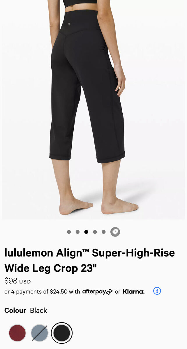 Lululemon Align™ Super-High-Rise Wide Leg Crop 23