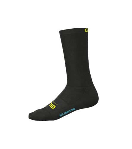 Calcetines de ciclismo Ale ropa aire acondicionado 22 cm negros/amarillos L09140118 - Imagen 1 de 3