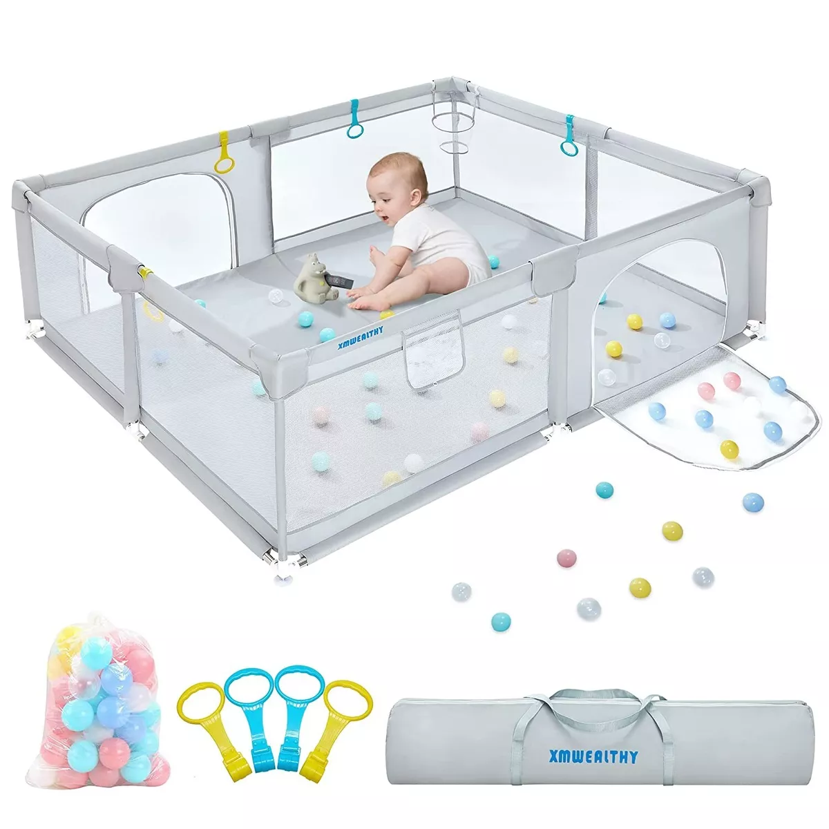 Lindam playpen grey 2025