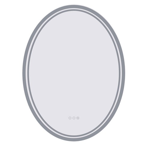 LED Bathroom Mirror with Lights Stepless Dimmable Wall Makeup Mirrors Anti-Fog - Picture 19 of 26