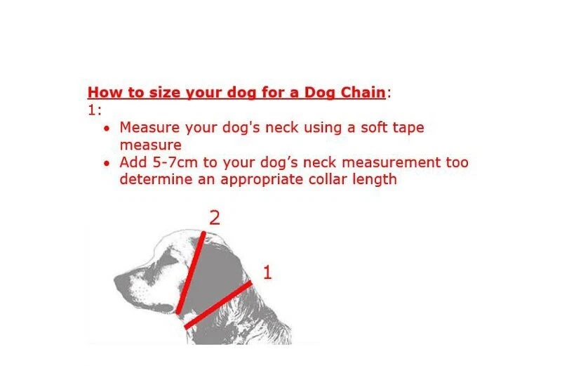 Dog Chain Sprenger Check Collar Round Narrow Link Chrome Plated Choker Heavy 3mm - Image 3 of 3