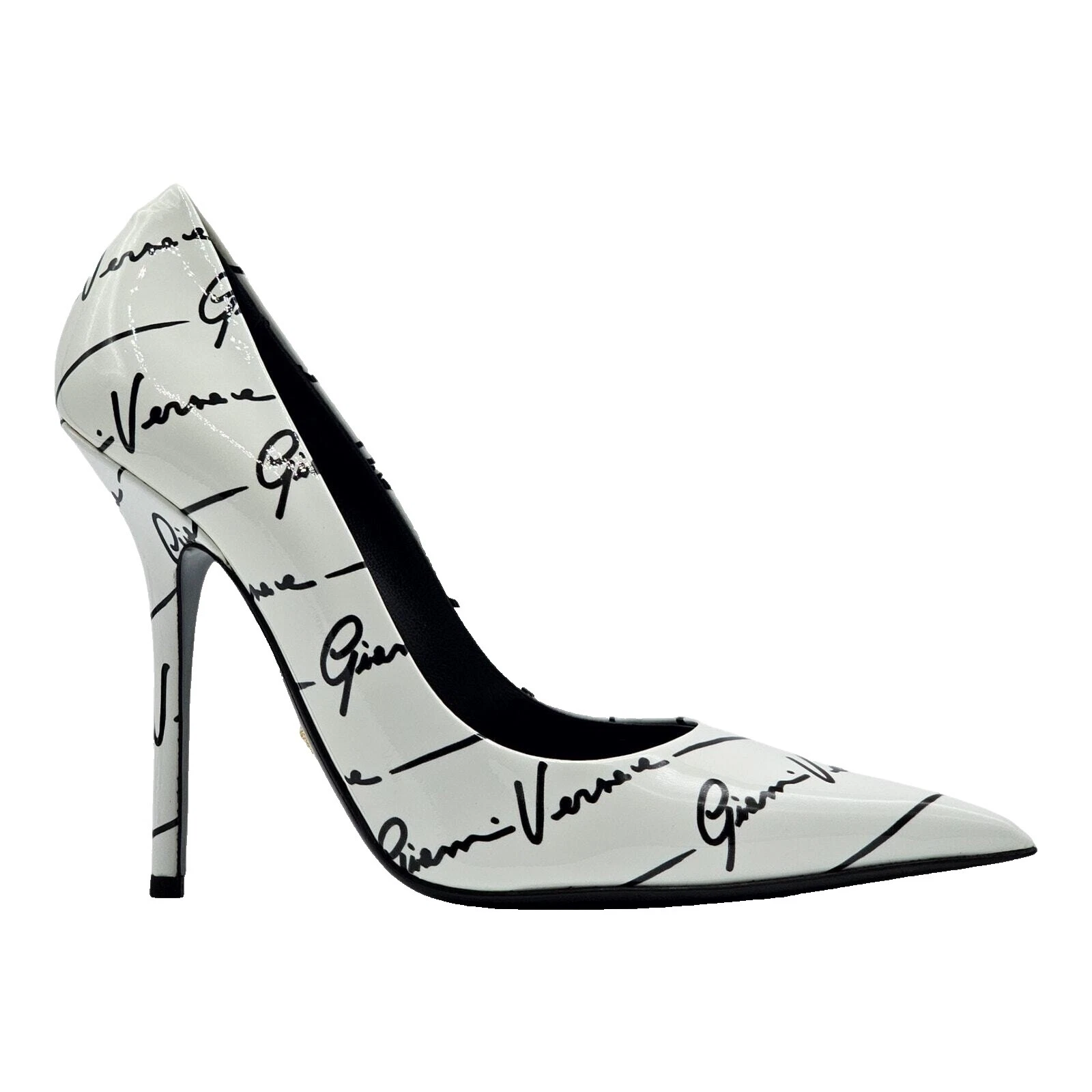 Versace White Heels for Women