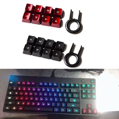 Ideal WASD Mechanical Backlit Keycaps with Key Puller for Logitech G910 Keyboard