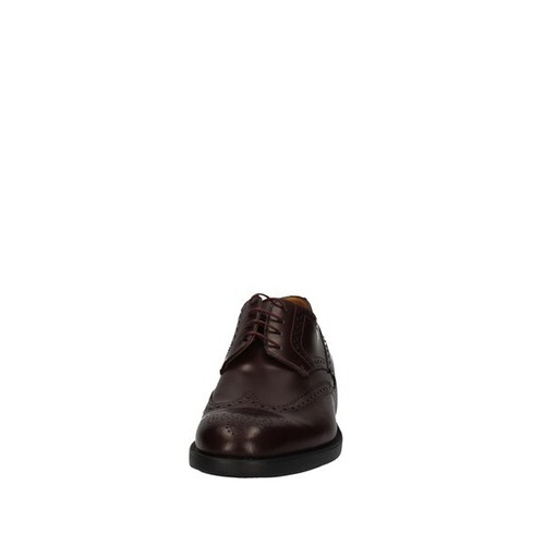 SCARPE DERBY CASUAL UOMO BRIAN CRESS BY CAMPANILE X9424 PELLE DARK MARRONE AI - Picture 5 of 6