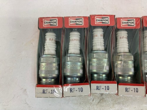 NOS Champion Spark Plug Set RF-10 Resistor for Ford Products - Picture 3 of 4