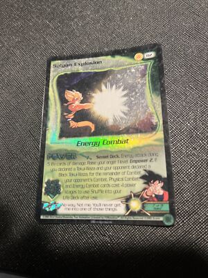 DBZ Dragon Ball Z Ccg Tcg LIMITED FOIL Saiyan Explosion 82 Fusion Saga Score