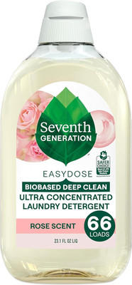 Easydose Laundry Detergent, Ultra Concentrated: 66 Loads, Rose Scent, 23.1 Fl Oz