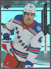 2021-22 UD Extended Trilogy Level 2 Rookie /499 #58 Morgan Barron NY Rangers