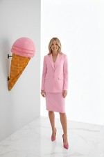 Ice Cream Cone Statue Pink Scoop Wall Hanging Waffle Cone 3Ft Indoor  Outdoor