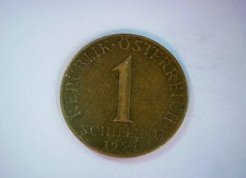 Austria 1959 1 Schilling Second Republic 1 Schilling (Edelweiss) Coin